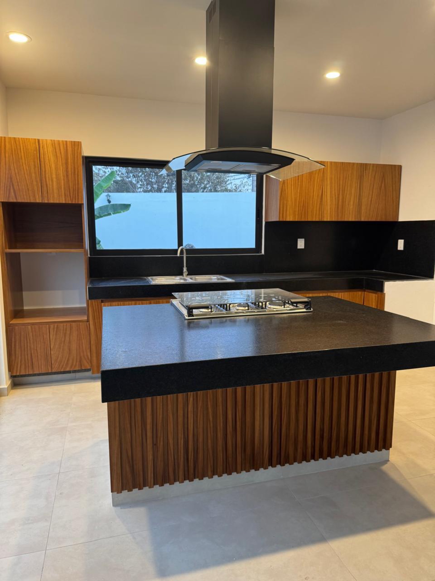 Cocina con isla central